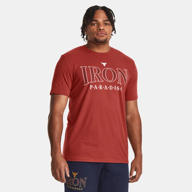 اندر ارمر تيشيرت بروجكت روك جانسنز برادايز للرجال